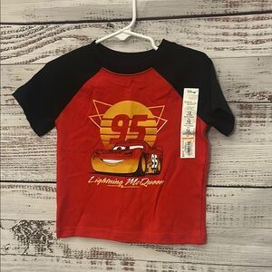 NWT Disney Cars Lightning McQueen shirt size 12 months